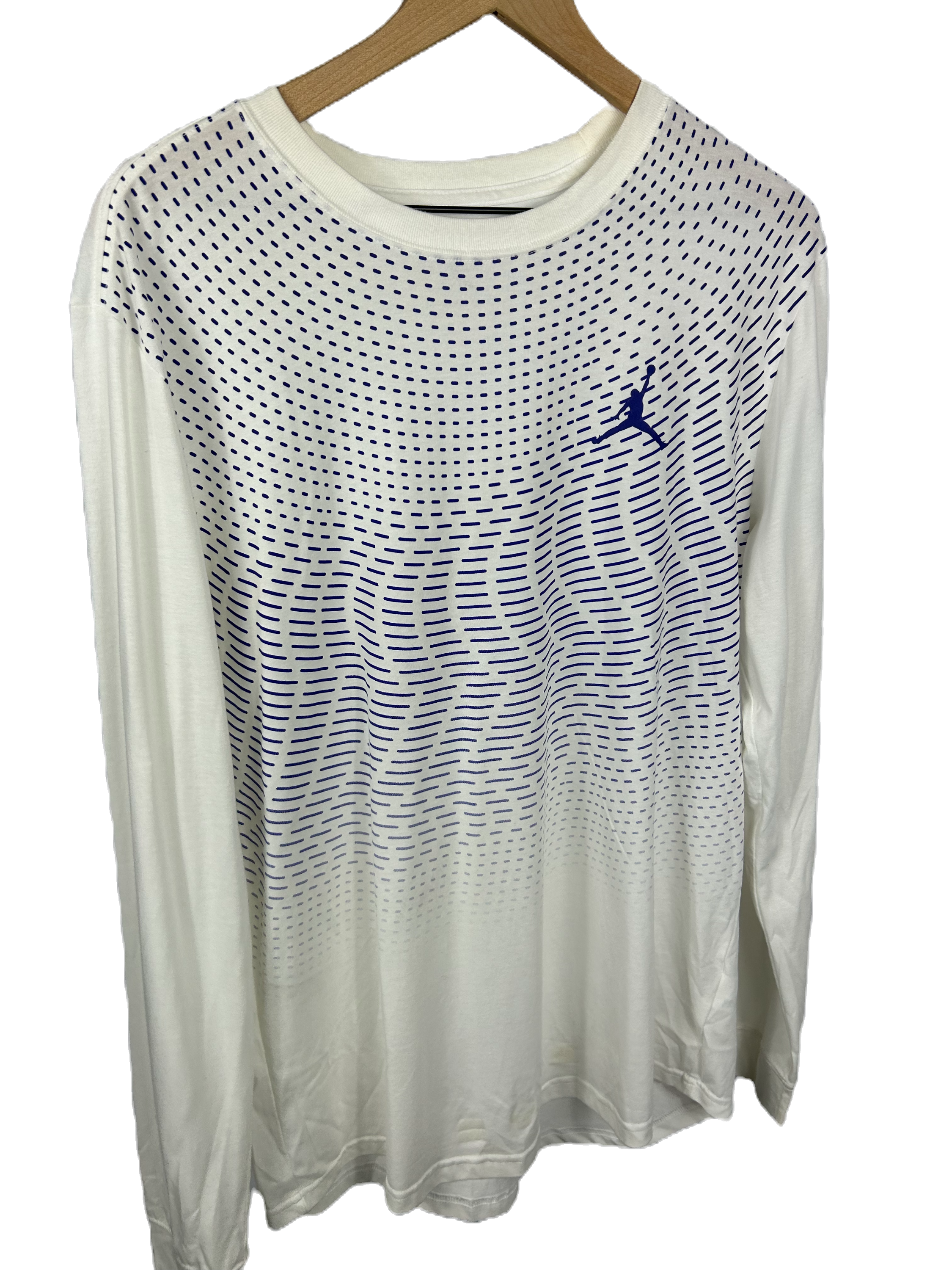 Jordan Long Sleeve with Blue Design