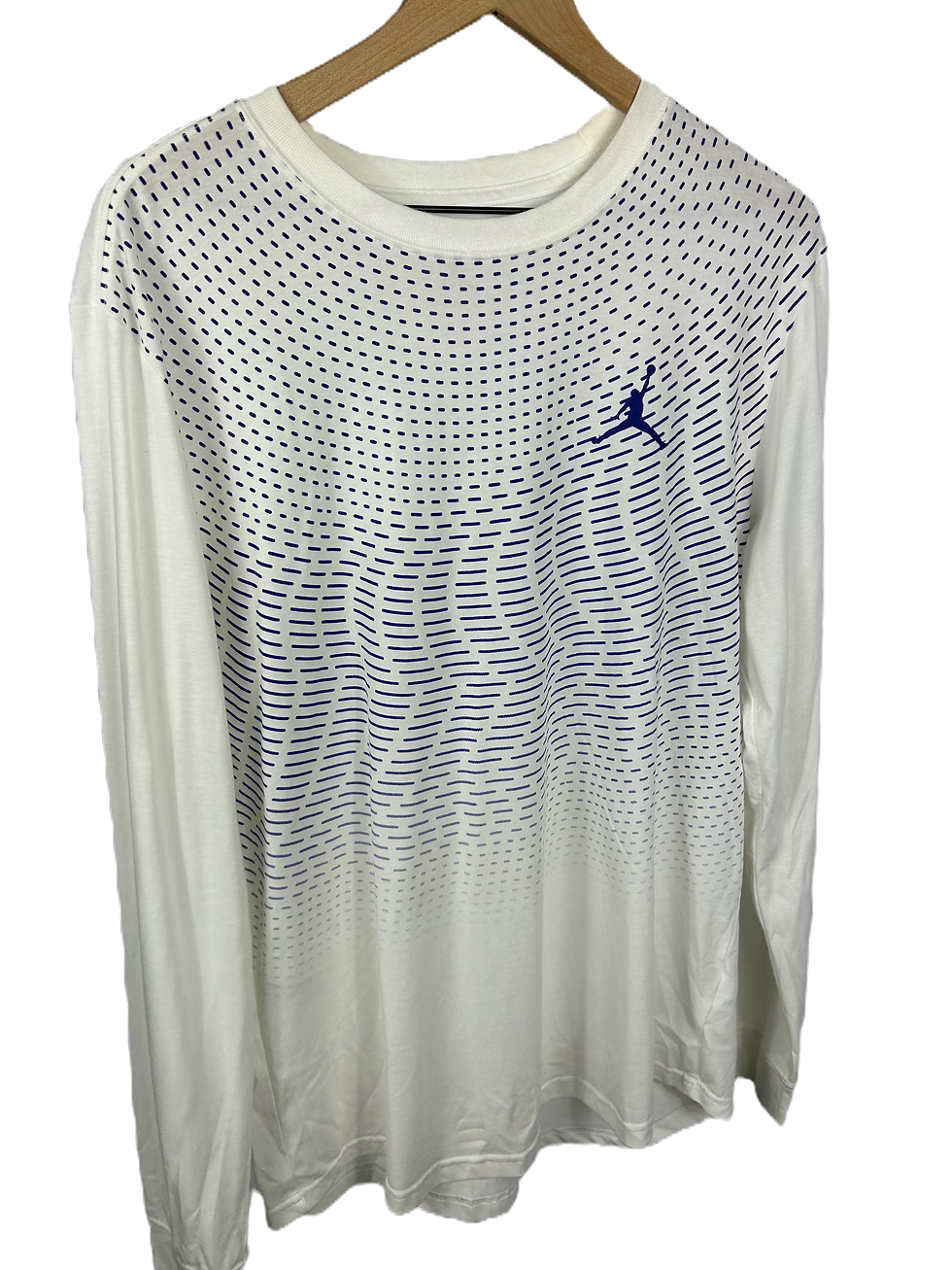 Jordan Long Sleeve with Blue Design