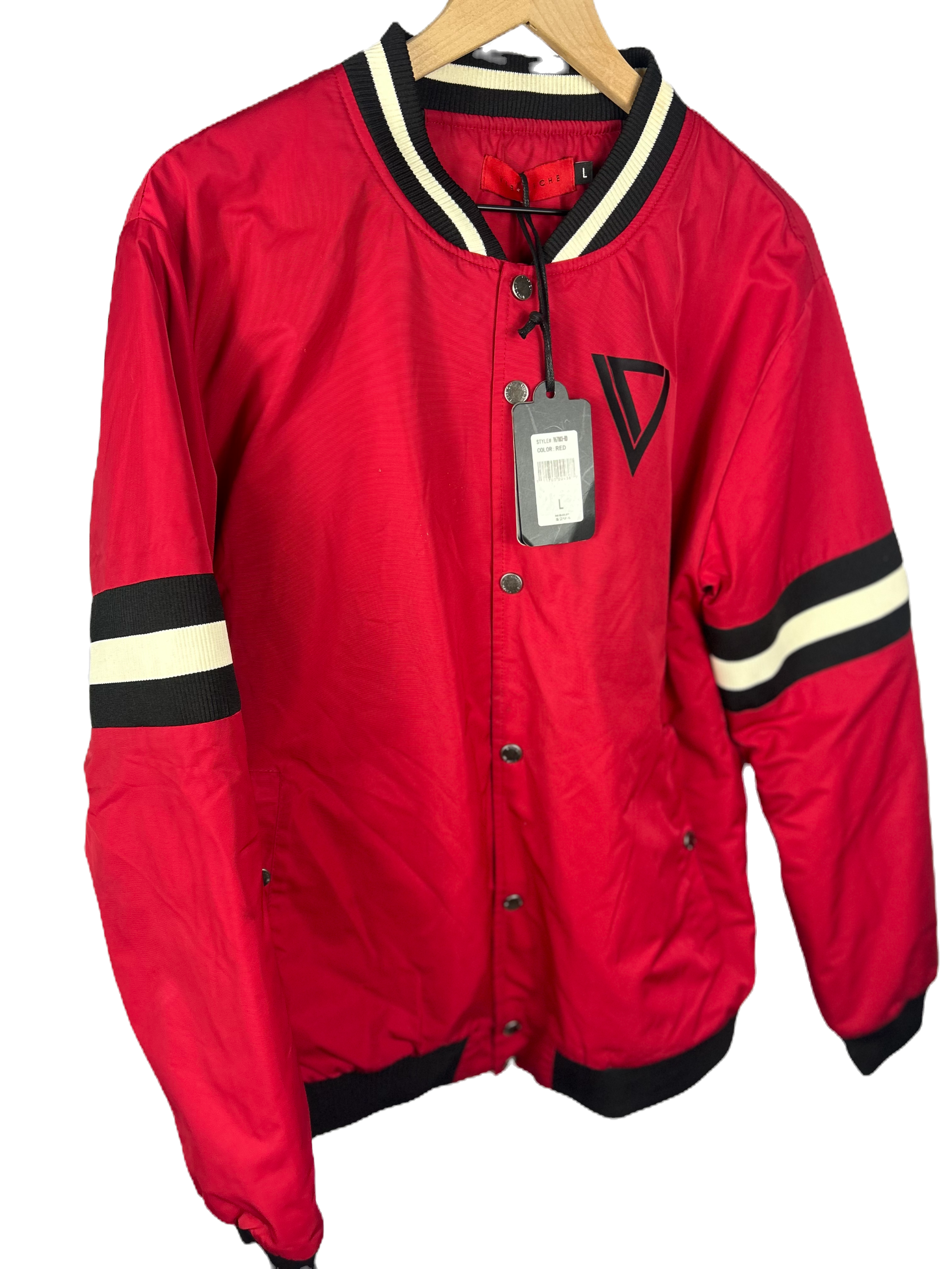 Vie Riche Red Varsity Jacket