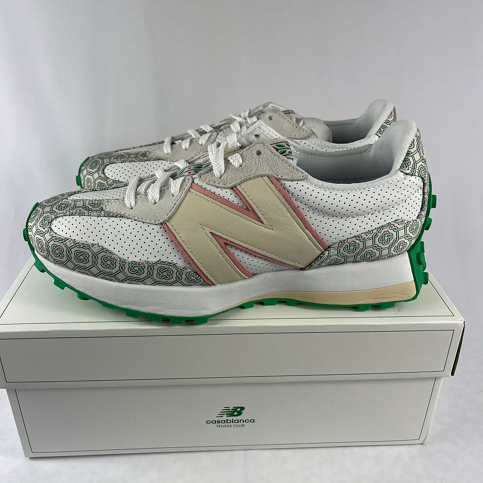 Thumbnail: New Balance M237 Casablanca White Monogram- Size 10.5