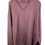 Thumbnail: Toscano Purple Sweater (100% Merino Wool)