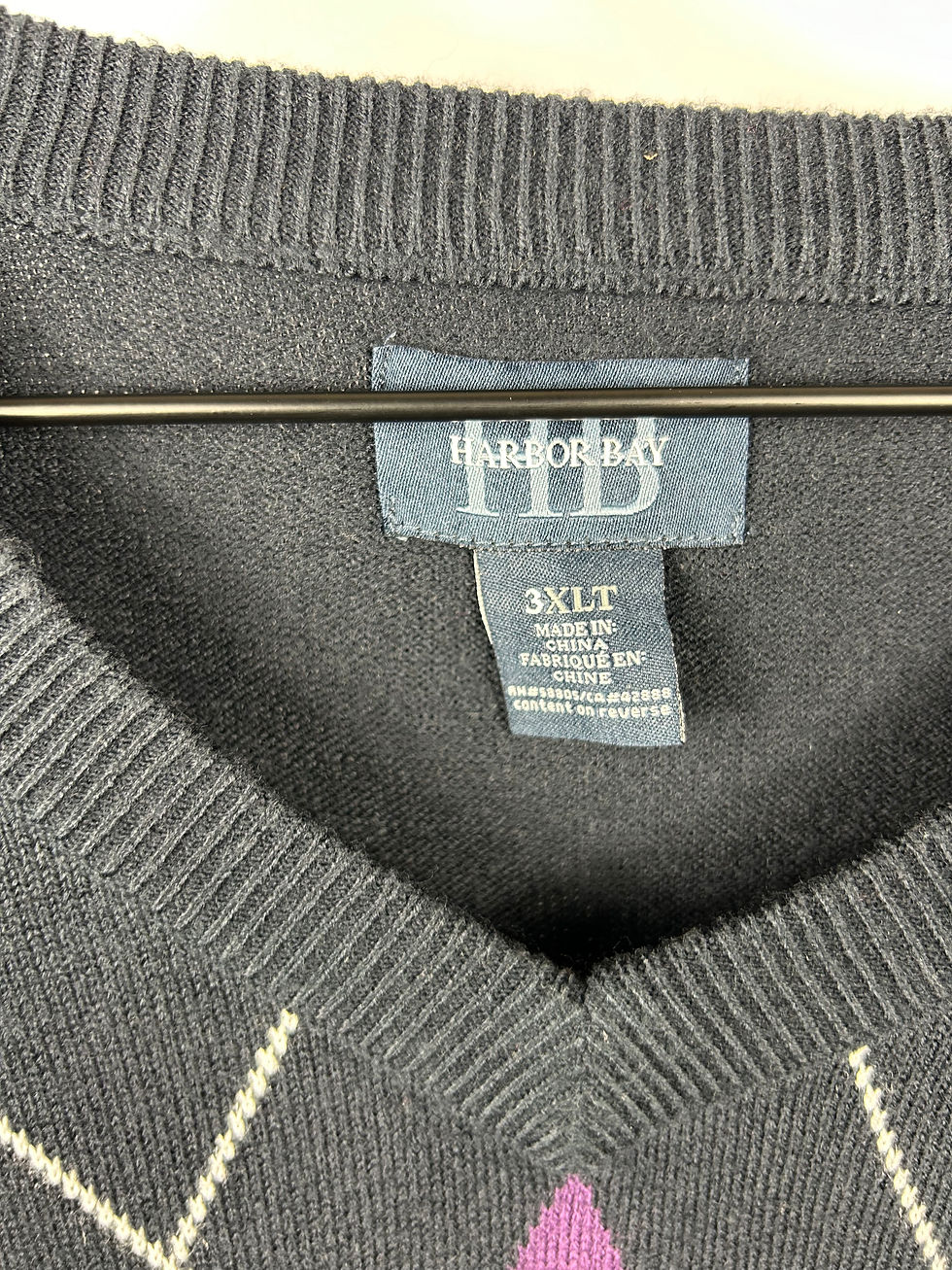 Thumbnail: Harbor Bay Black Sweater with Design