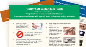 click to download information about healthy habits for soft contact lens
