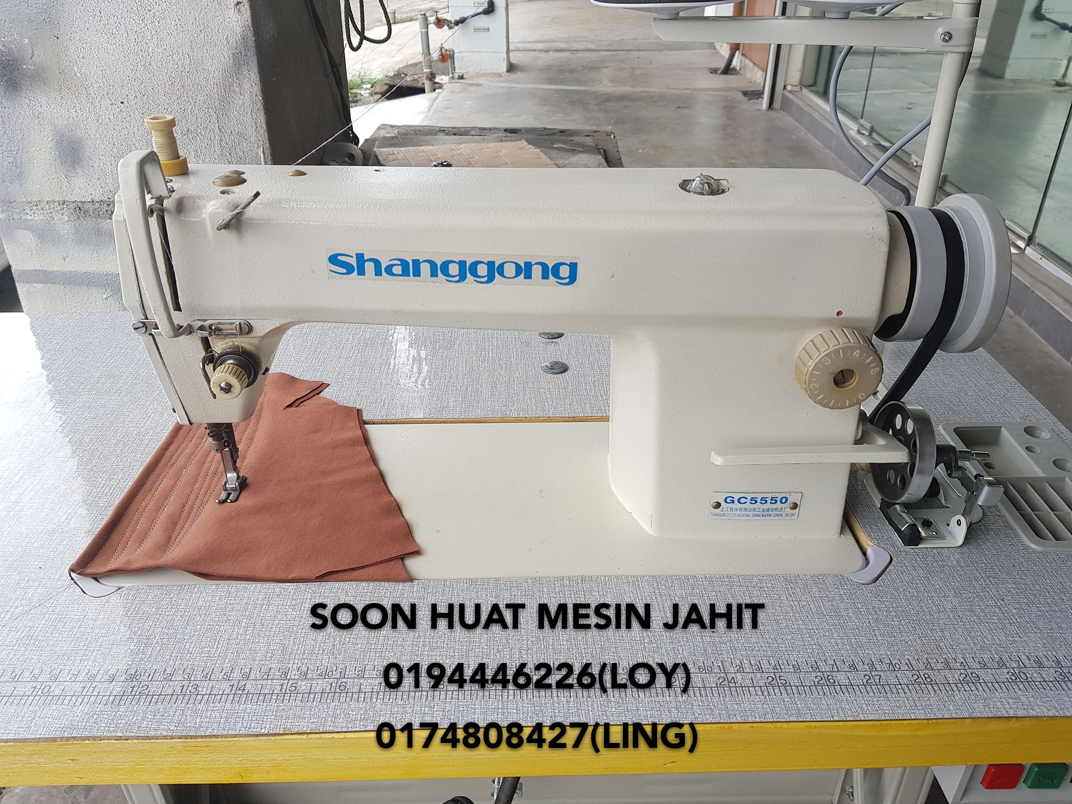"SHANGGONG" Mesin Jahit Lurus (SECOND HAND)