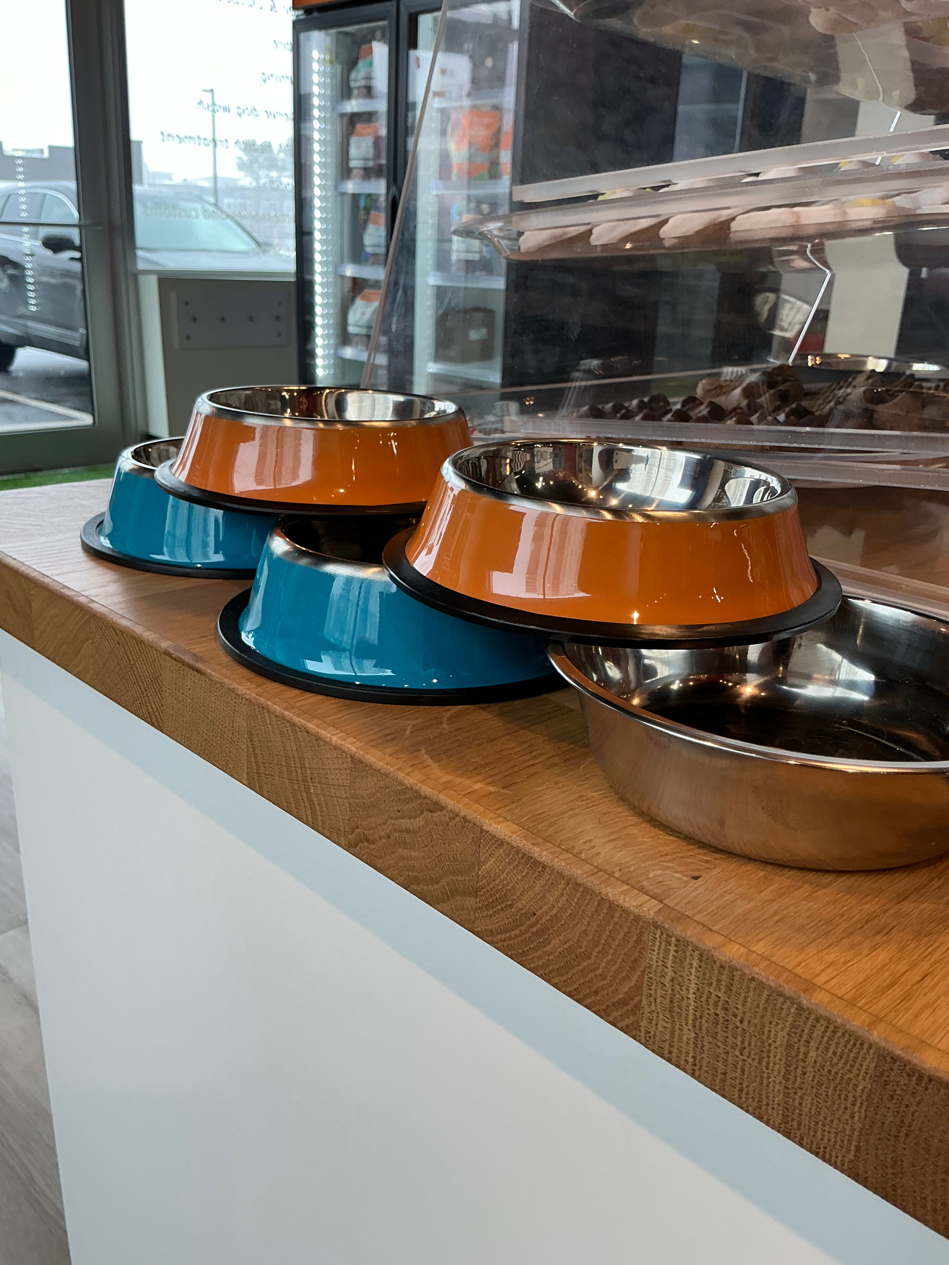 Pet Bowl Paw Stainless Steel