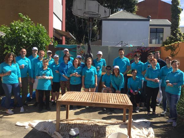 Thank you Lend Lease for Painting Lillian's!