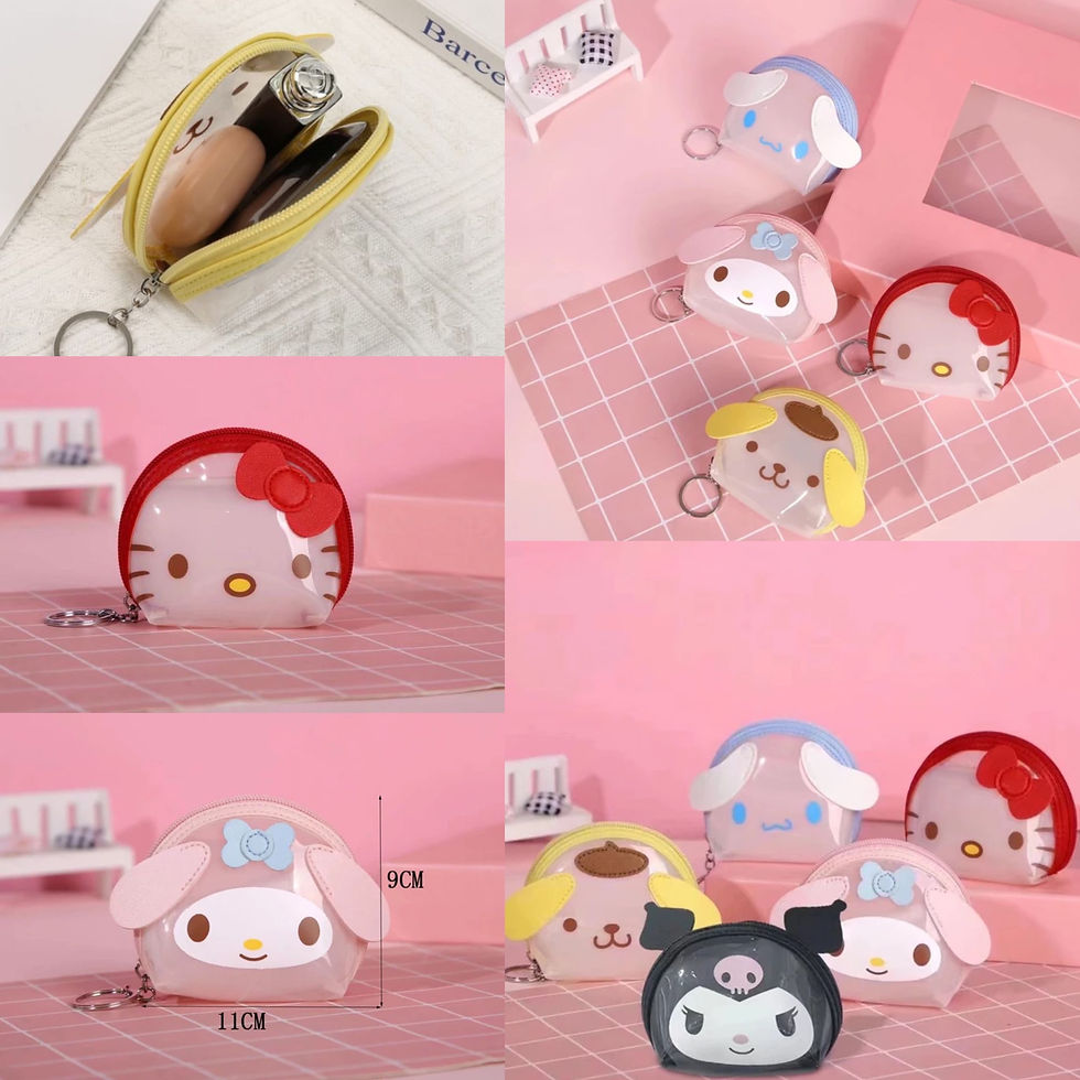 Monedero Transparente Sanrio VG Mayoreo