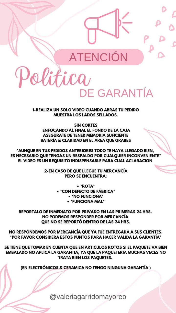 politica de garantia