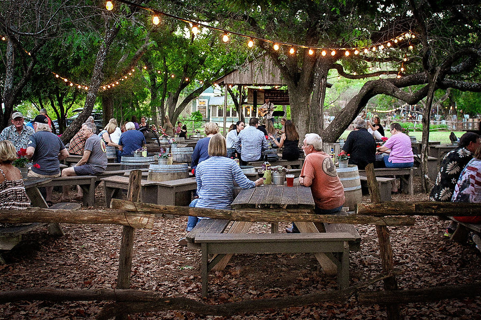 Trevor Underwood at The Grapevine in Gruene