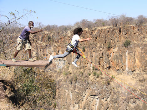 Bunjee Jump Victoria Falls
Zimbabwe
