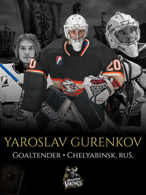 VIKINGS SIGN GOALTENDER YAROSLAV GURENKOV