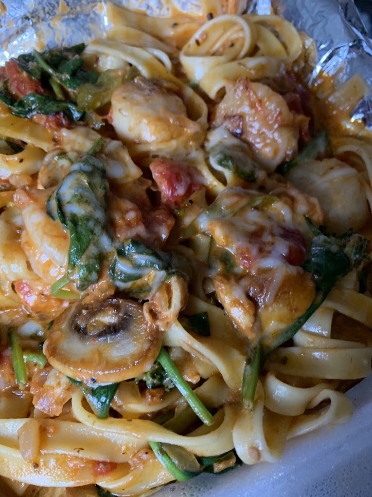 Arranged Food and Objects