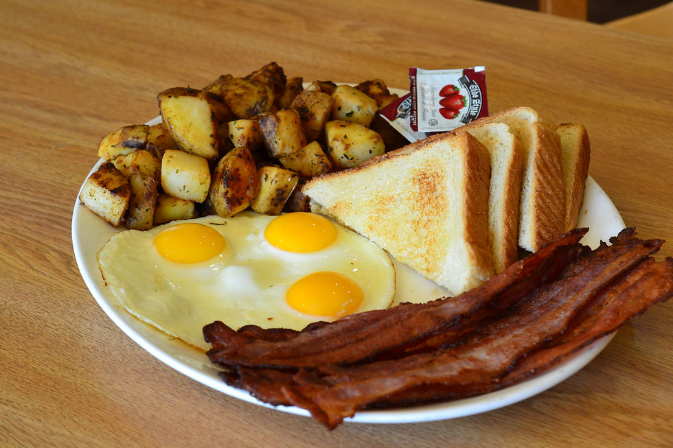 Arranged Food and Objects