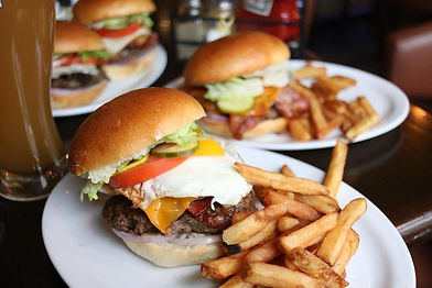 multiple burgers w silly burger at front.jpg
