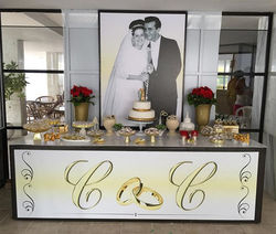 Bodas de ouro #bodas #placaserv #placas #placa de obra #fachada #luminoso #letreiro #paineis #plotag