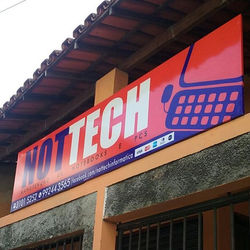 Painel em lona #placaserv #banners #plotagem #paineis #placa #fachadas #letreiro #luminoso #sinaliza