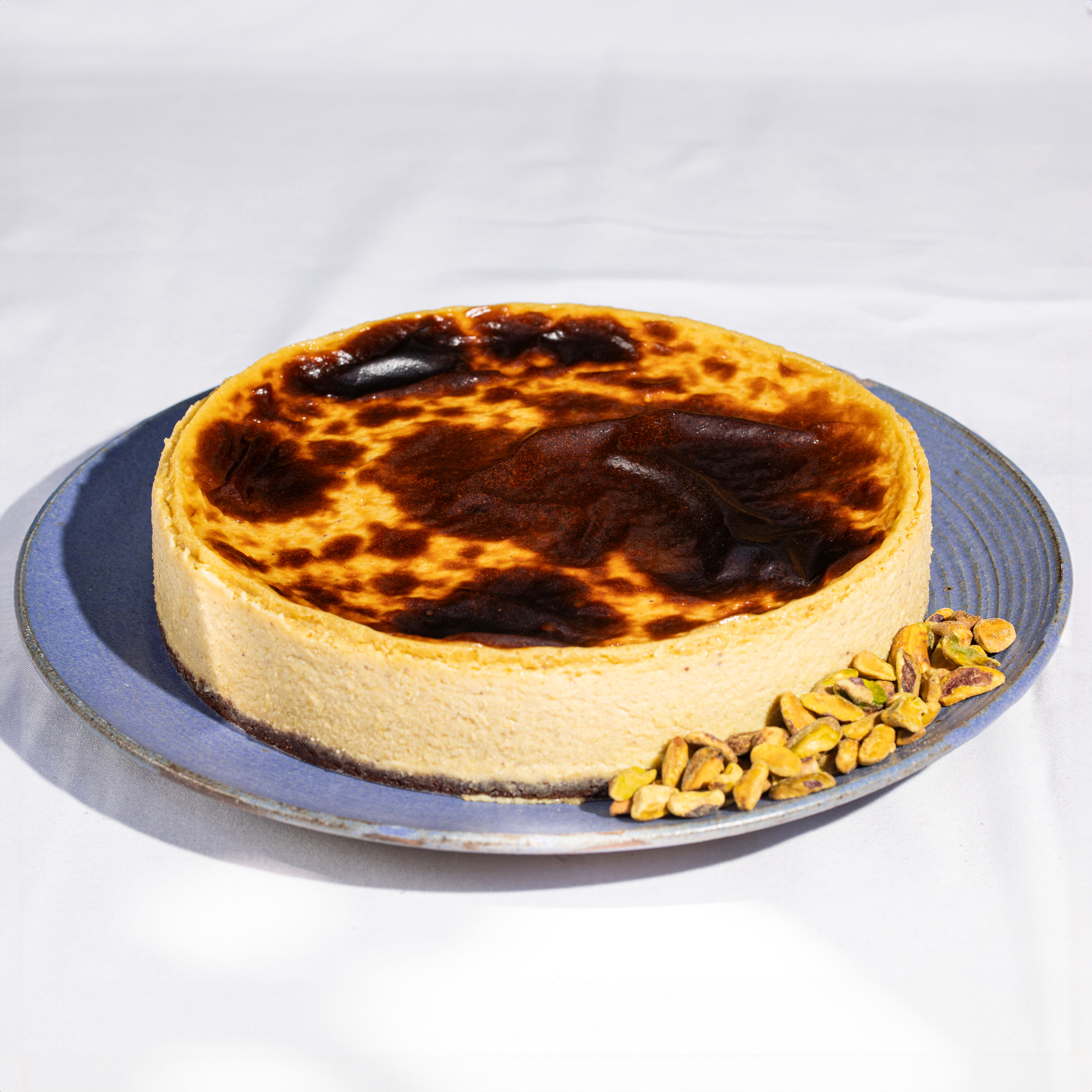 TARTA DE QUESO COM PISTACHE