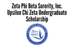Zeta Phi Beta Sorority, Inc. Upsilon Chi Zeta Undergraduate Scholarship