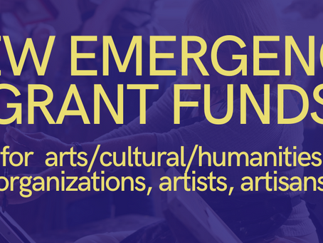 Emergency Grants for Arts, Humanities, and Cultural Organizations