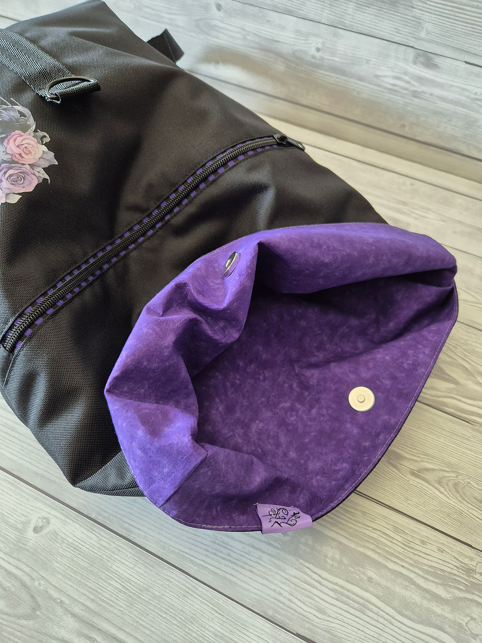 Miniaturbild: Rucksack Rolltop Gothic Girl