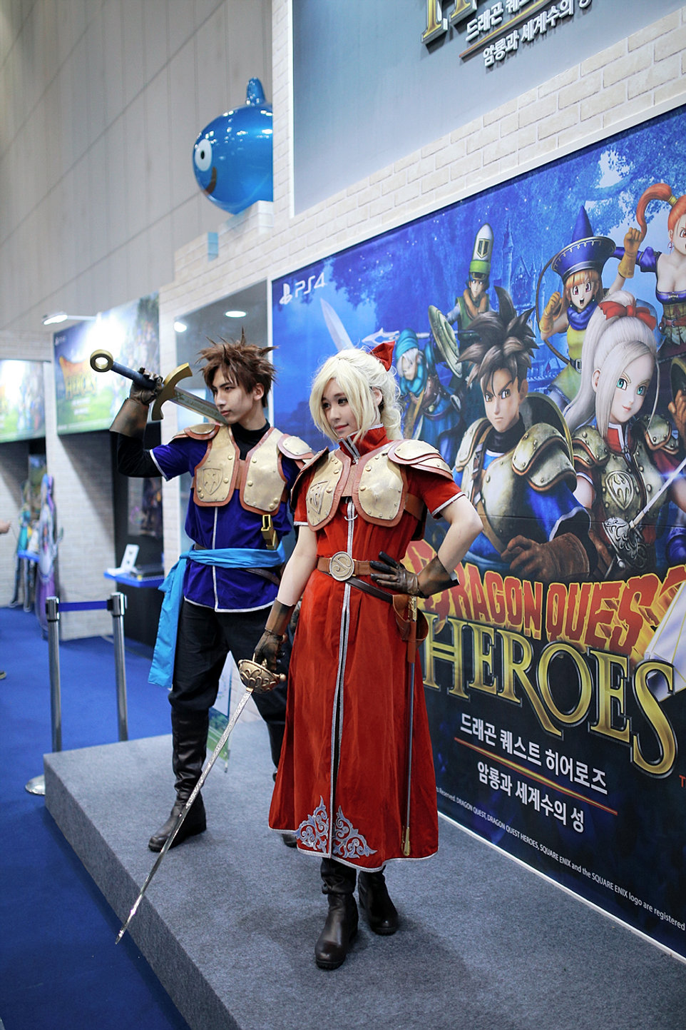 굿게임쇼 소니 PS4 부스 드래곤퀘스트