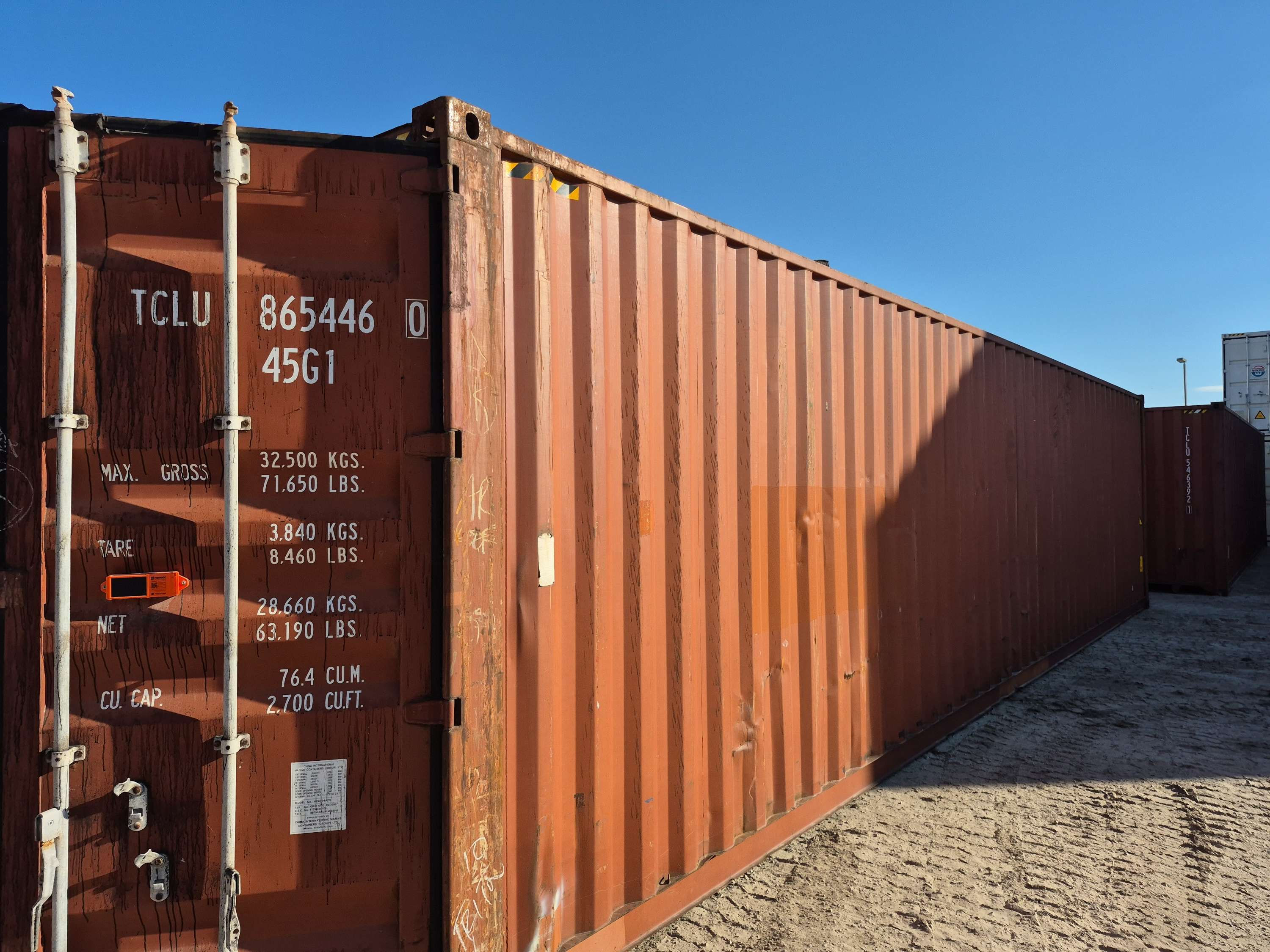 40 foot HC TCLU 865446 G2