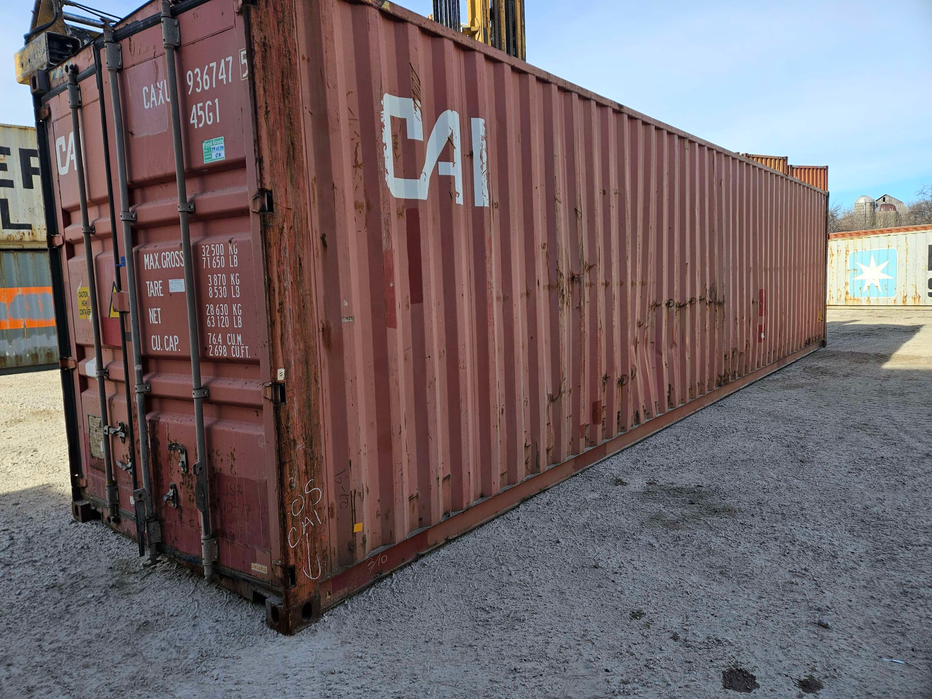 40 ft High cube grade 3 936747