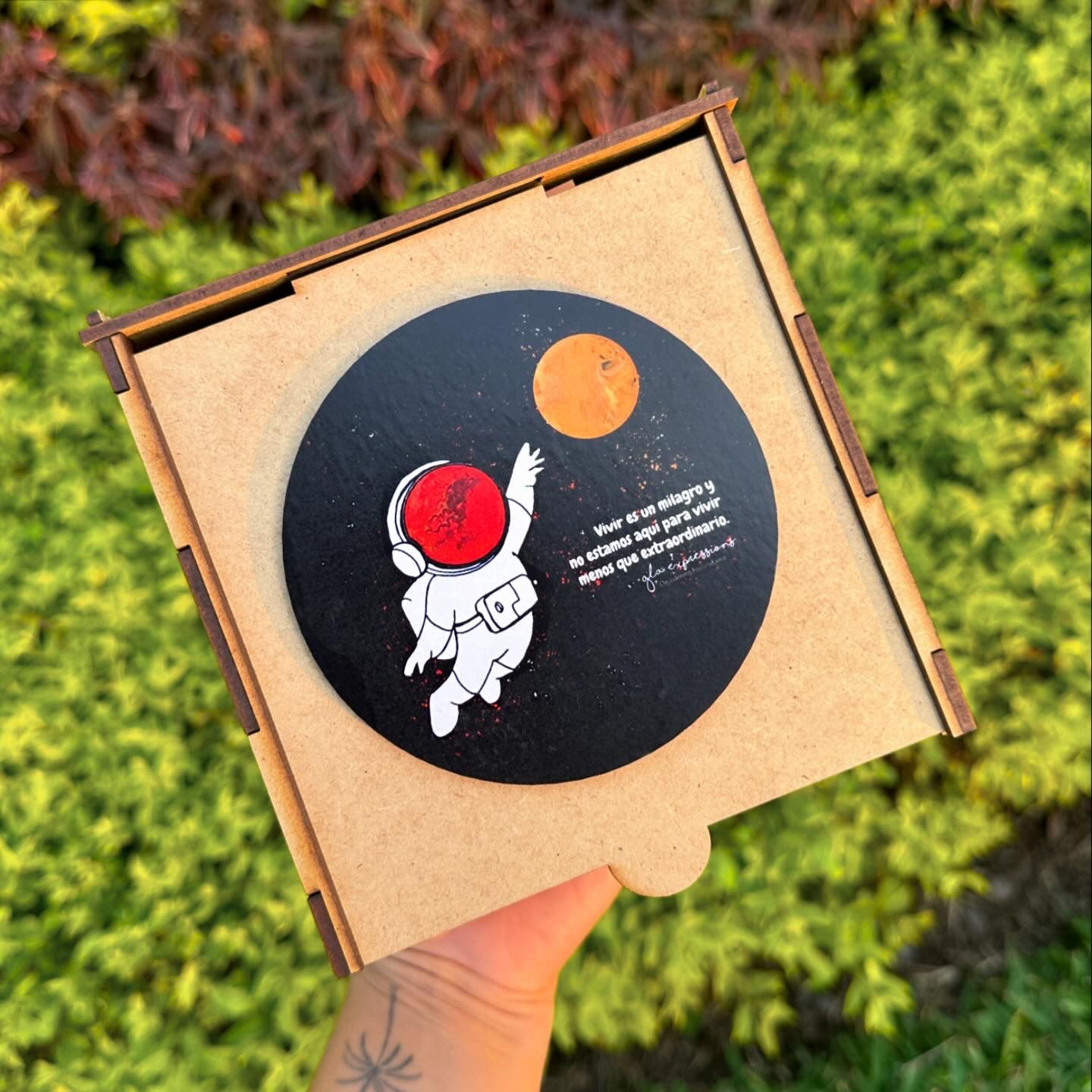 Astronaut "Take that leap of faith"