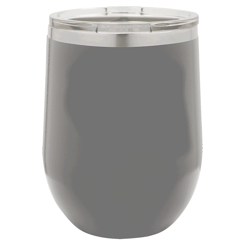 Thumbnail: 12 oz. Stemless Wine Tumbler - (Double Sided Engraving)