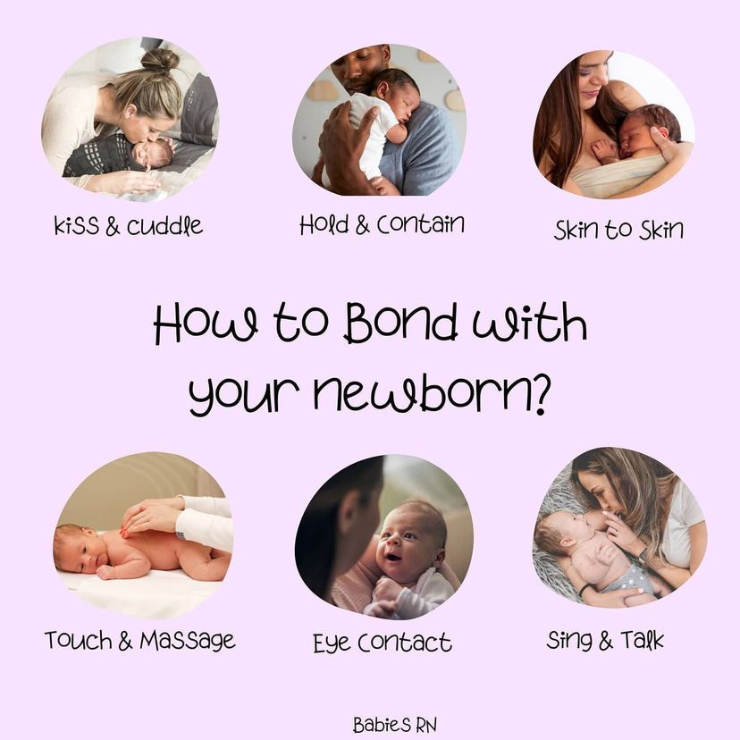 Parents bonding with their newborn baby
