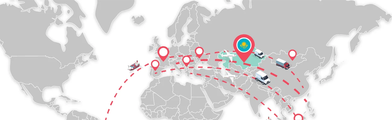 kazakhstan map synex logistics