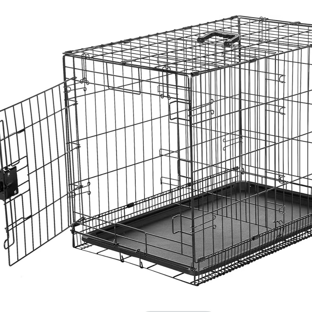 Amazon Basics 24” Foldable Metal Crate