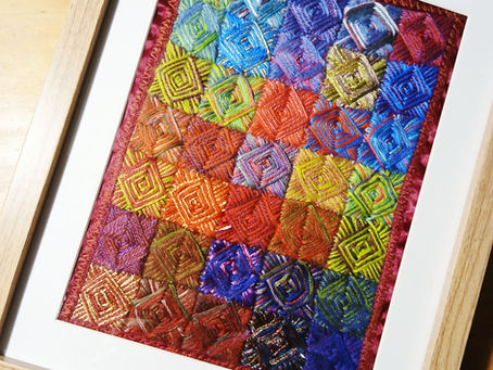 Broderie achevée 🎄🎁✨️🧵🪡🧶