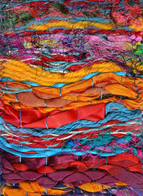 Magie tissée : tissage upcyclés