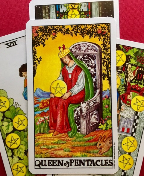 Queen of Pentacles Tarot Card