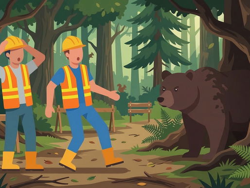 【現場監督必見】工事現場の熊対策ガイド！内業効率化で安全管理を徹底する方法