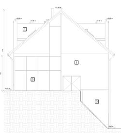 rysunki linearne - Elevation - północ ws