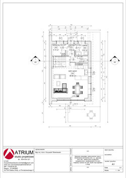 rabka jednorodzinny ZW - Drawing Sheet - A1 - rzut parteru