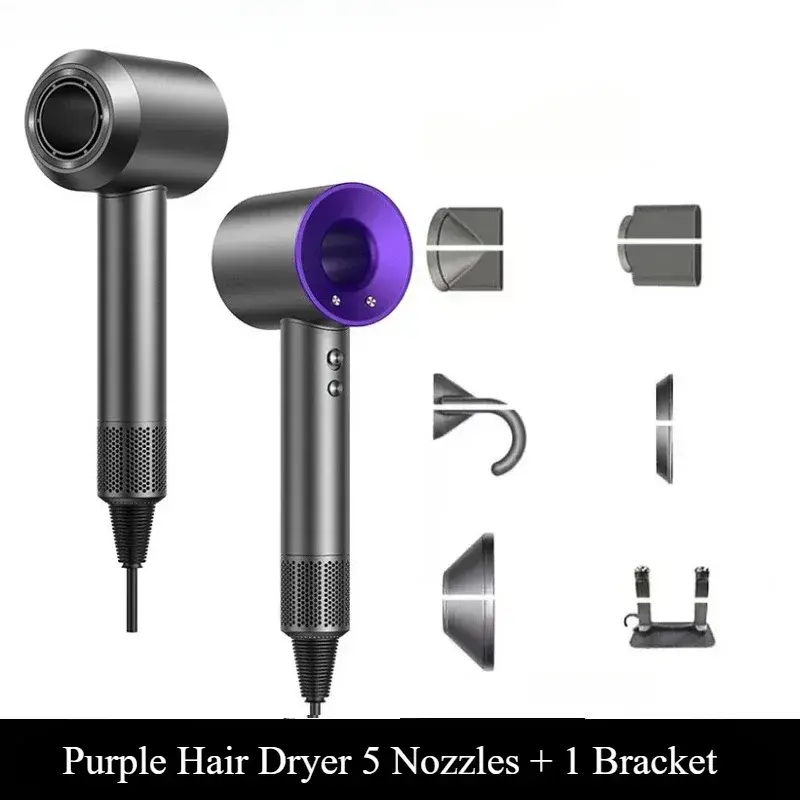 Thumbnail: 5 in 1 Professional Hair Dryer, with Hot and Cold Air Functionality - Lightweigh