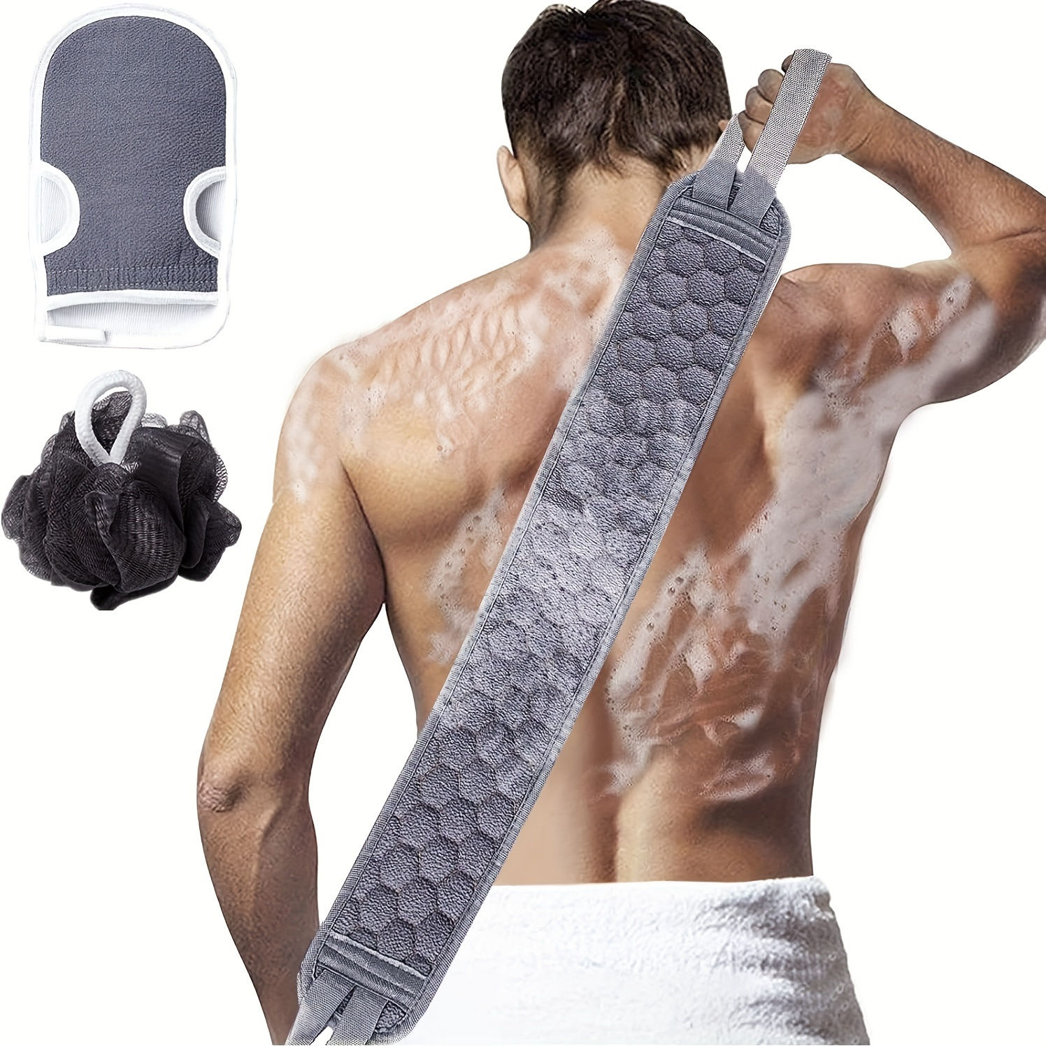 Exfoliating Body Scrubber Set Unisex