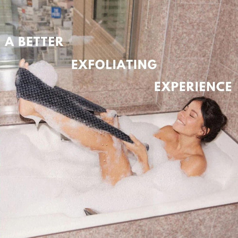 Thumbnail: Back Scrubbing Towel Dual Sided Durable Exfoliating Body Towel Back Strap Unisex