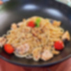 Salmon Spaghetti 三文鱼意大利面