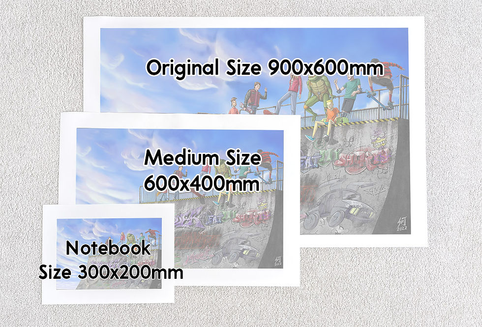 Thumbnail: Skate Park (Fine Art Print)
