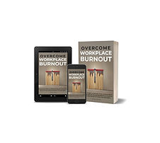 book cover for overcome workplace burnout