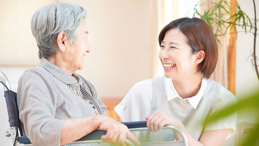 利用者と介護士