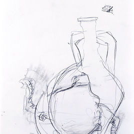 Academia de dibujo y pintura infantil ı Apunte rápido a lápiz ı Eva Sorey, 10 años