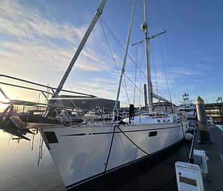 Large Sailboat in Pacific Northwest