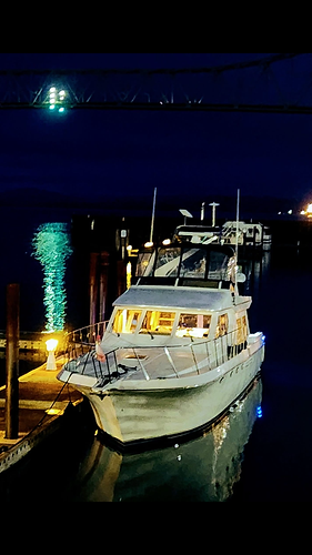 Yacht in San Juan Islands