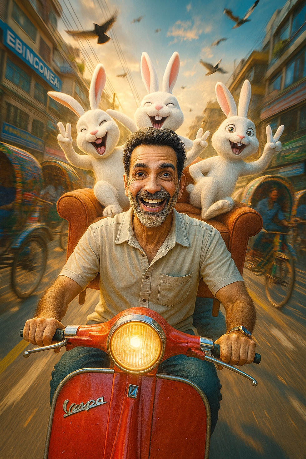 פרומפט בנגלדש: פוטוריאליסטית Bangladesh