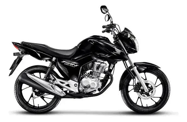 Miniatura: Abas Tanque Fan 160 2022 2023 Preta Par Com Complemento